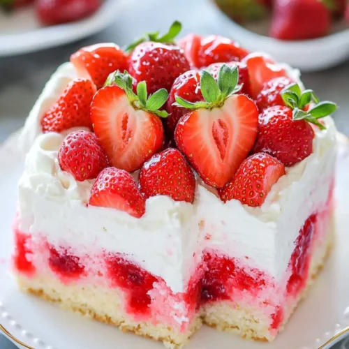 Strawberry Poke Cake