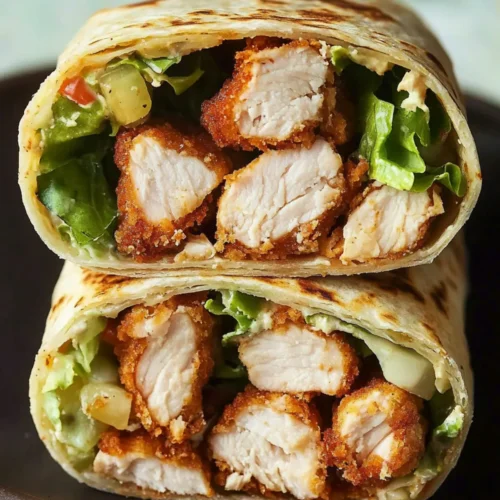 Chicken Caesar Wrap (Crispy Version)
