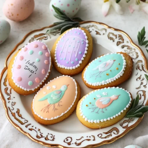 Easter Pastel Sugar Cookies
