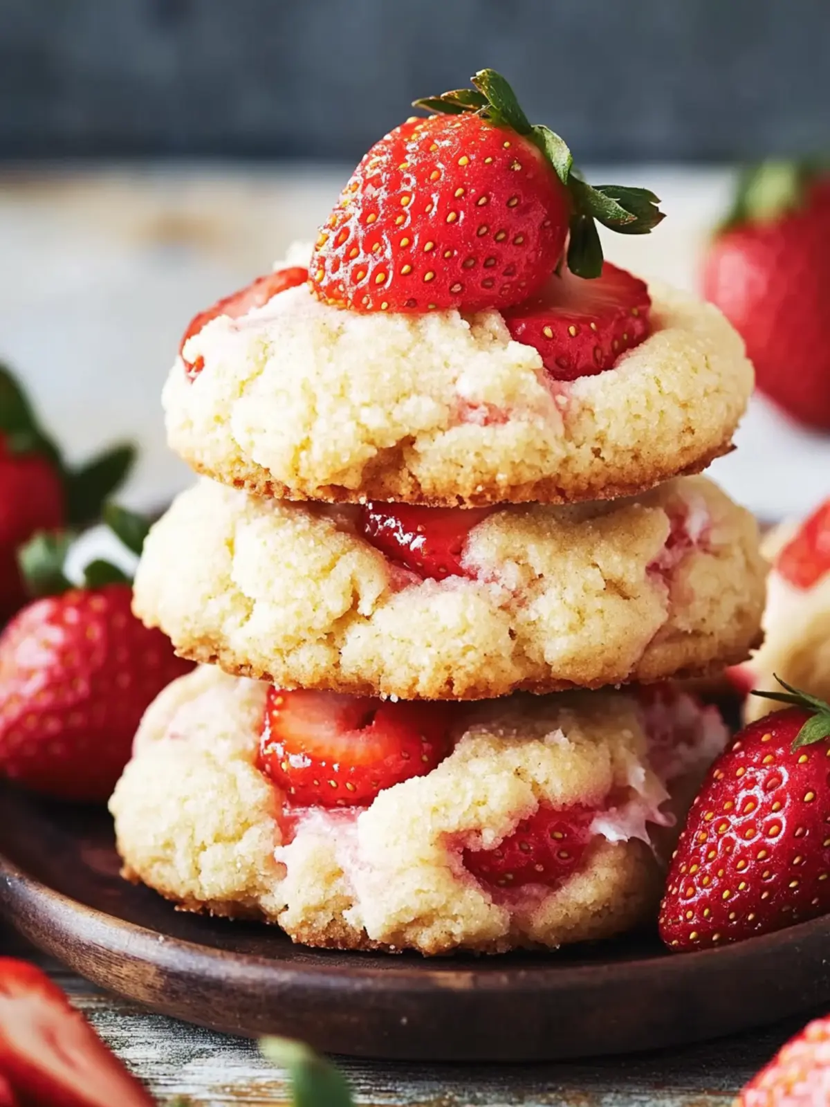 Strawberry Shortcake Cookies