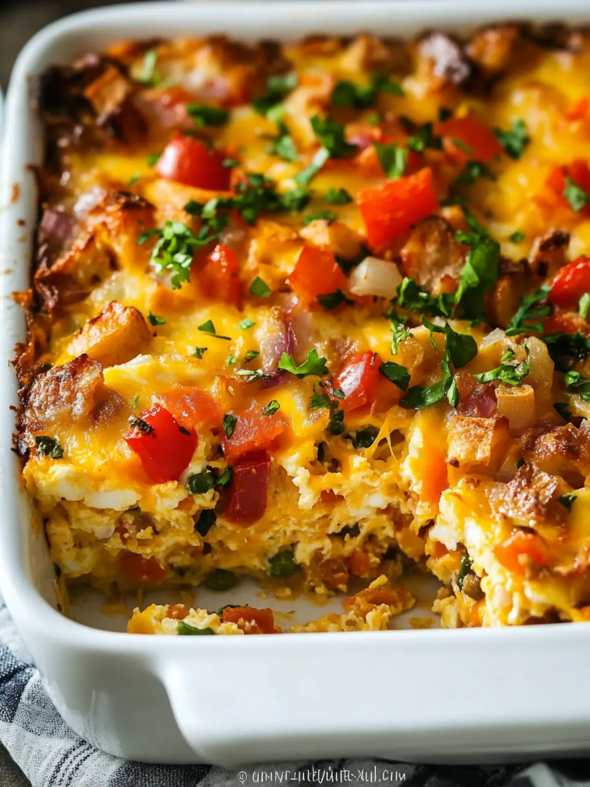 overnight egg casserole