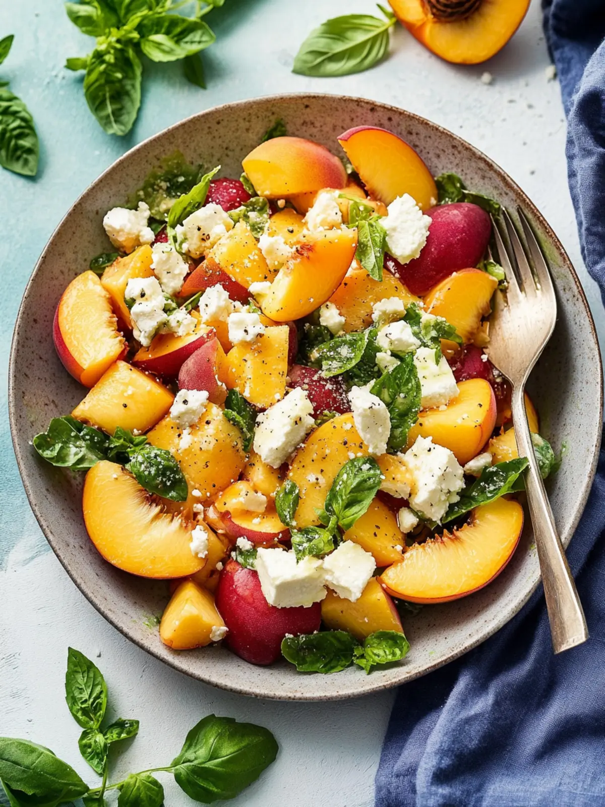 Peach salad recipe