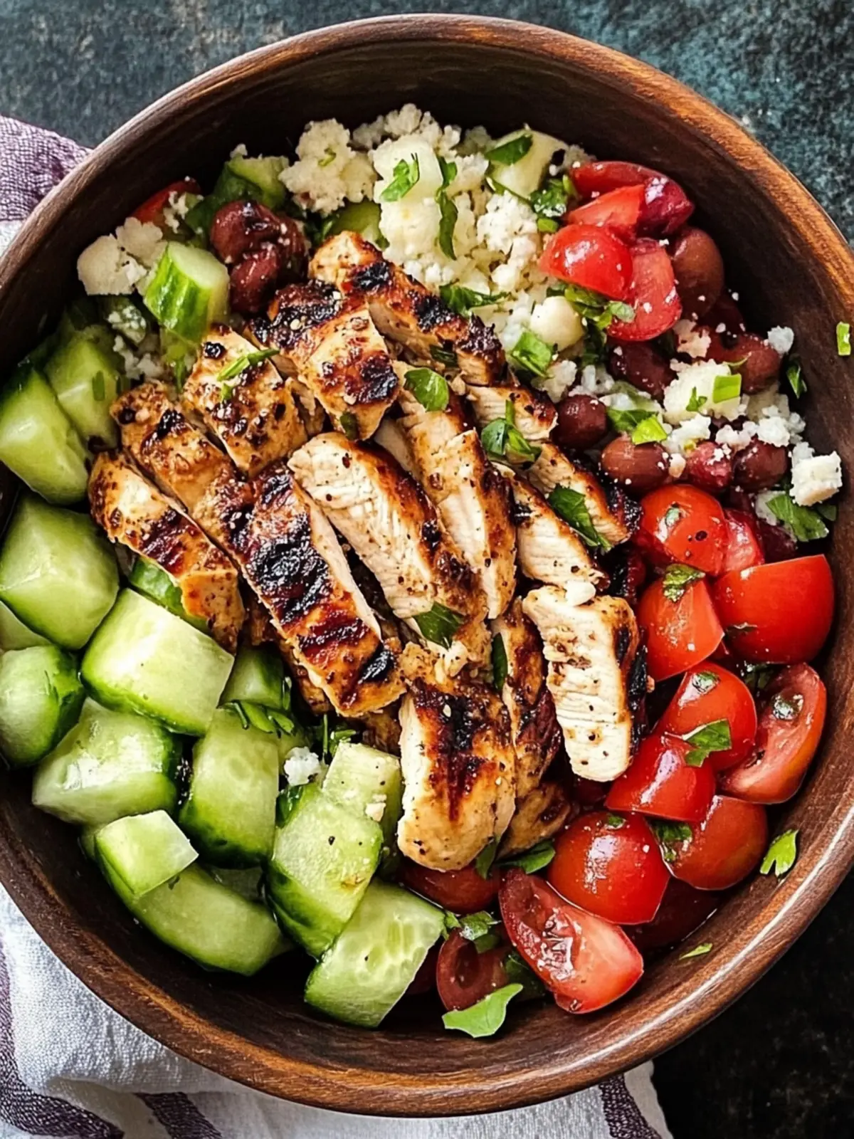 Greek Chicken Bowls