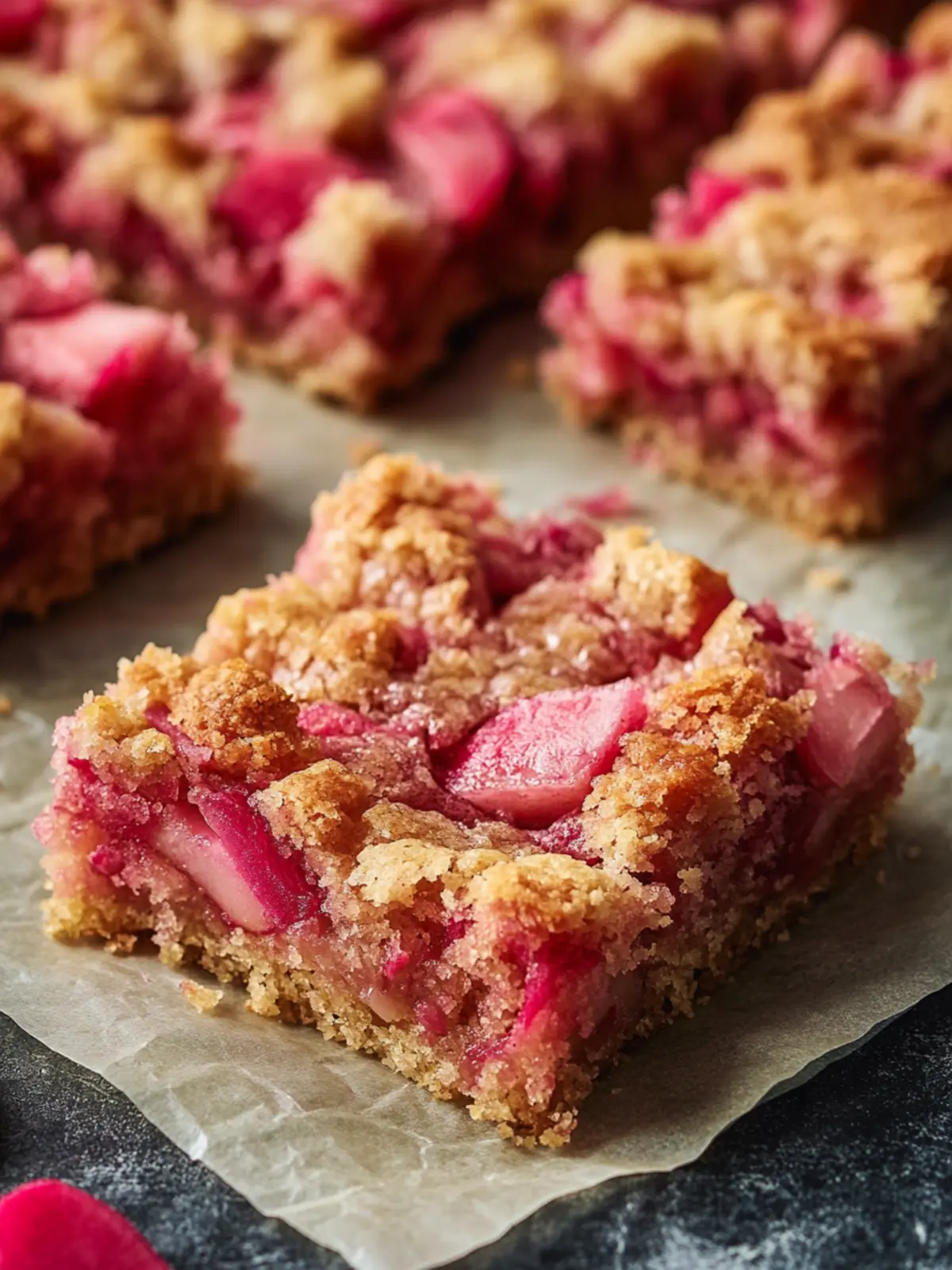 Rhubarb bars recipe