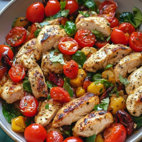 Mediterranean Chicken Stir Fry