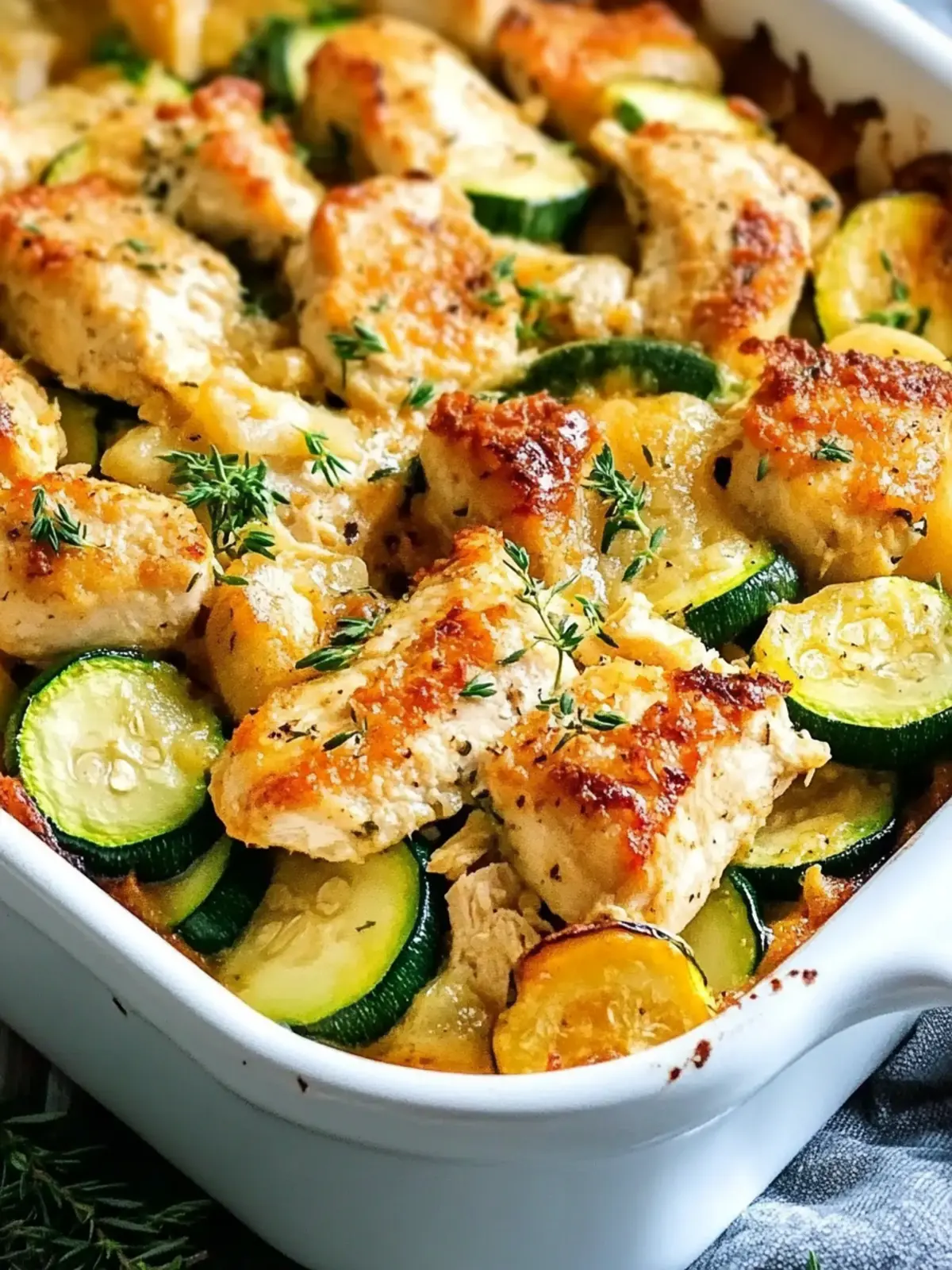 Easy Chicken Zucchini Bake Recipe
