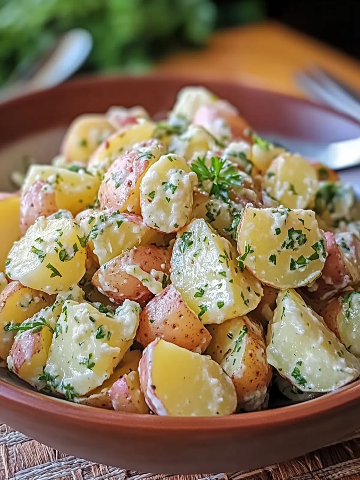 Classic French Potato Salad – No Mayo, Full Flavor Recipe