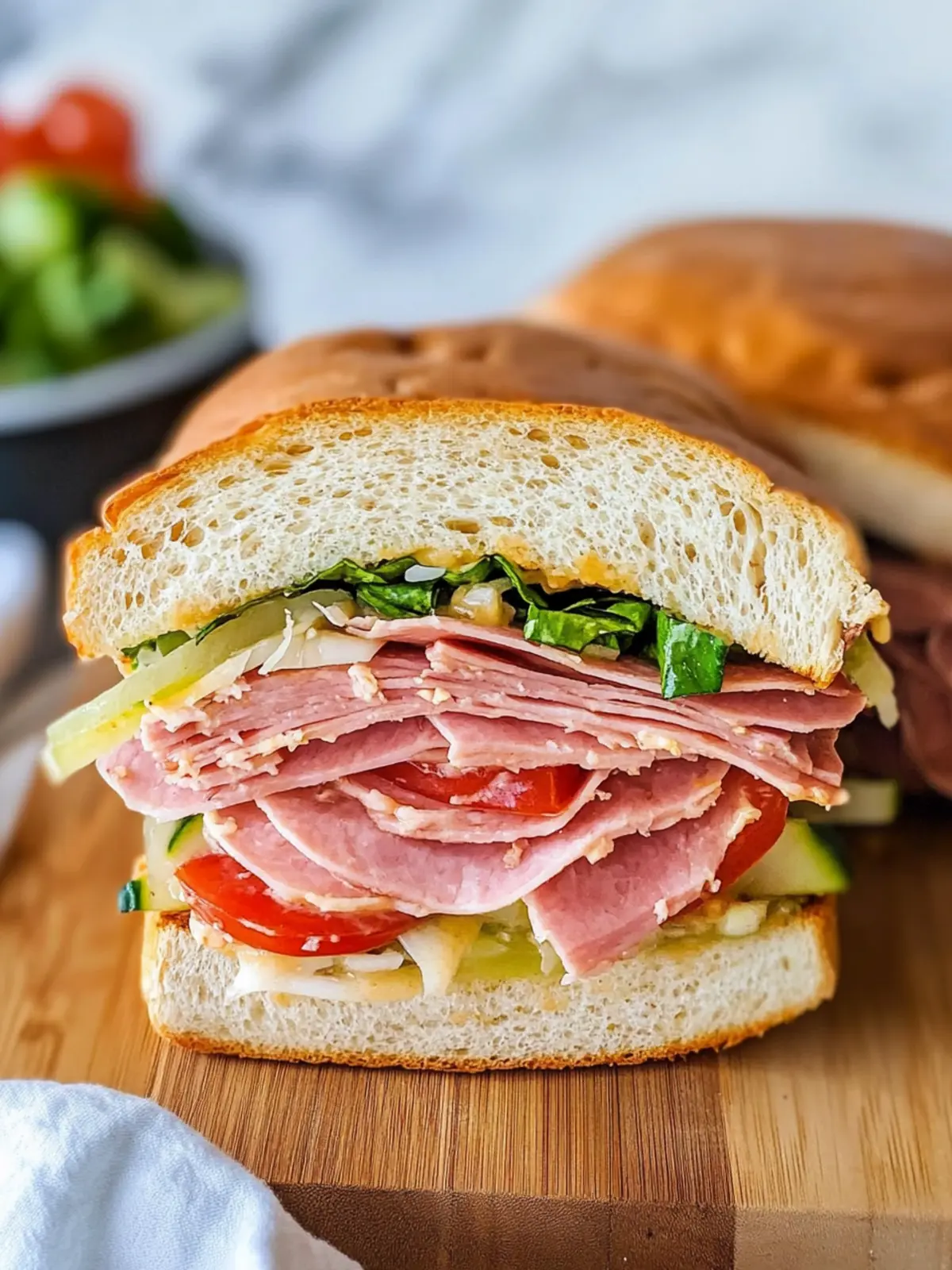 Viral Grinder Sandwich (Italian TikTok Sandwich)