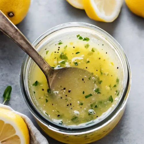 Lemon vinaigrette dressing