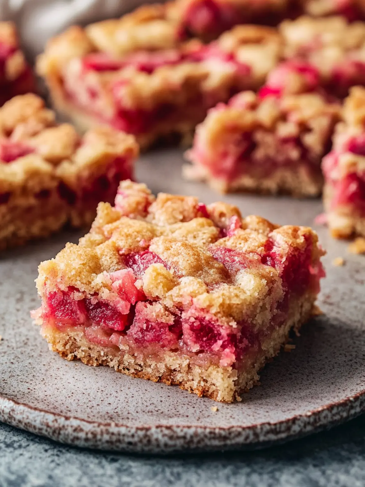 Rhubarb bars recipe