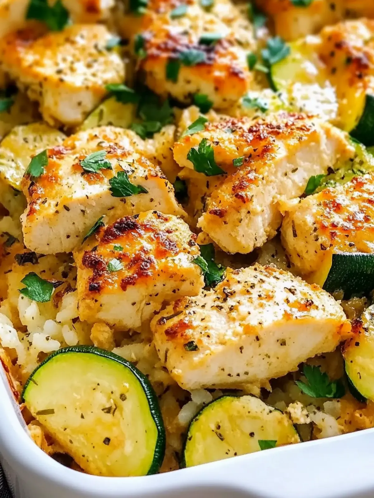 Easy Chicken Zucchini Bake Recipe