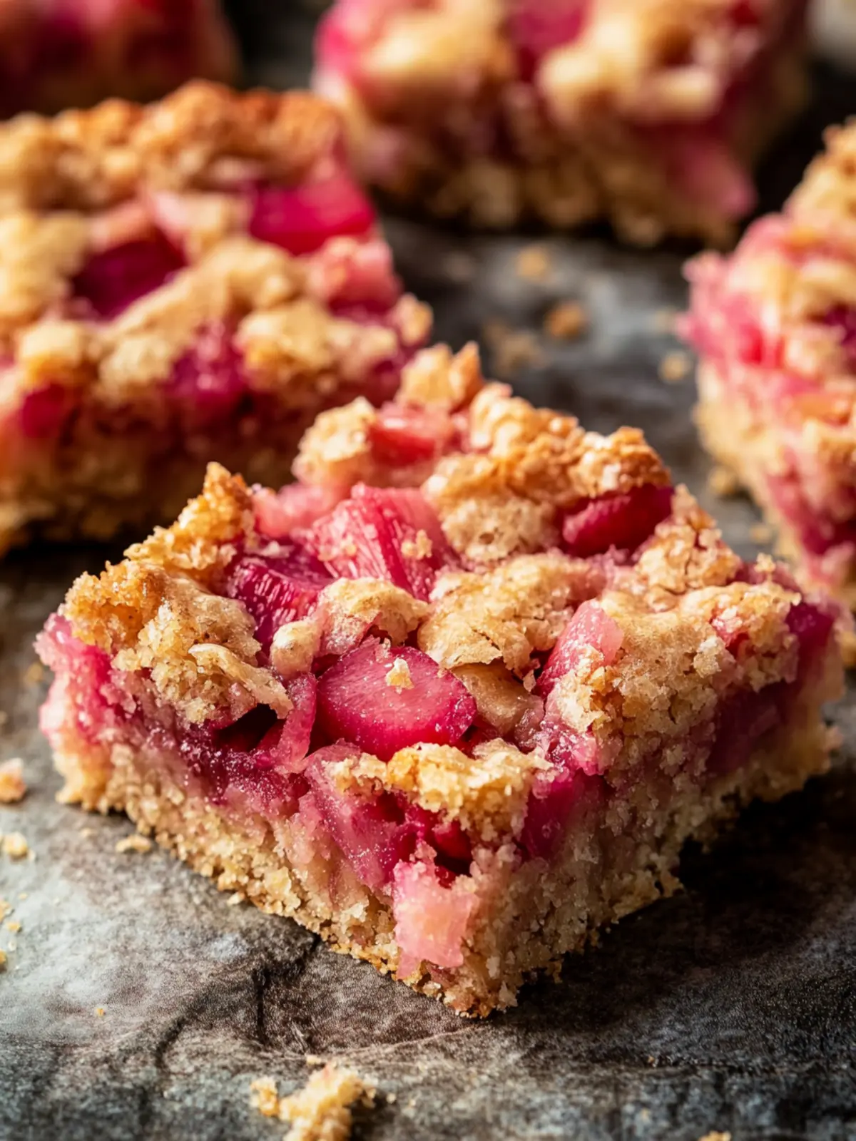 Rhubarb bars recipe