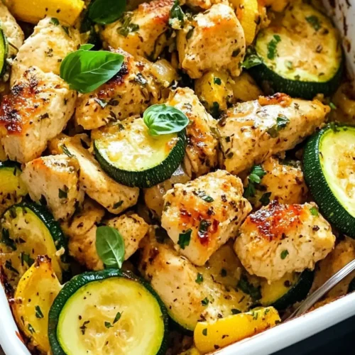 Easy Chicken Zucchini Bake Recipe