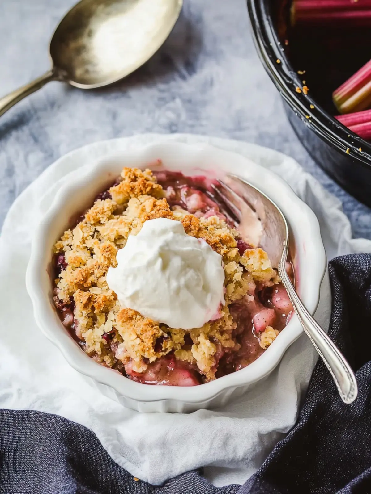 Rhubarb crisp recipe