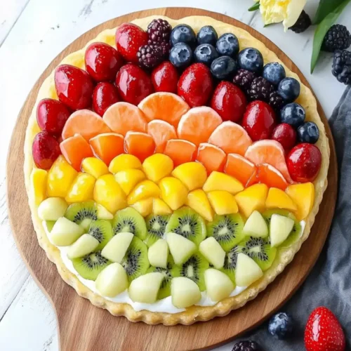 Easter Egg Fruit Pizza