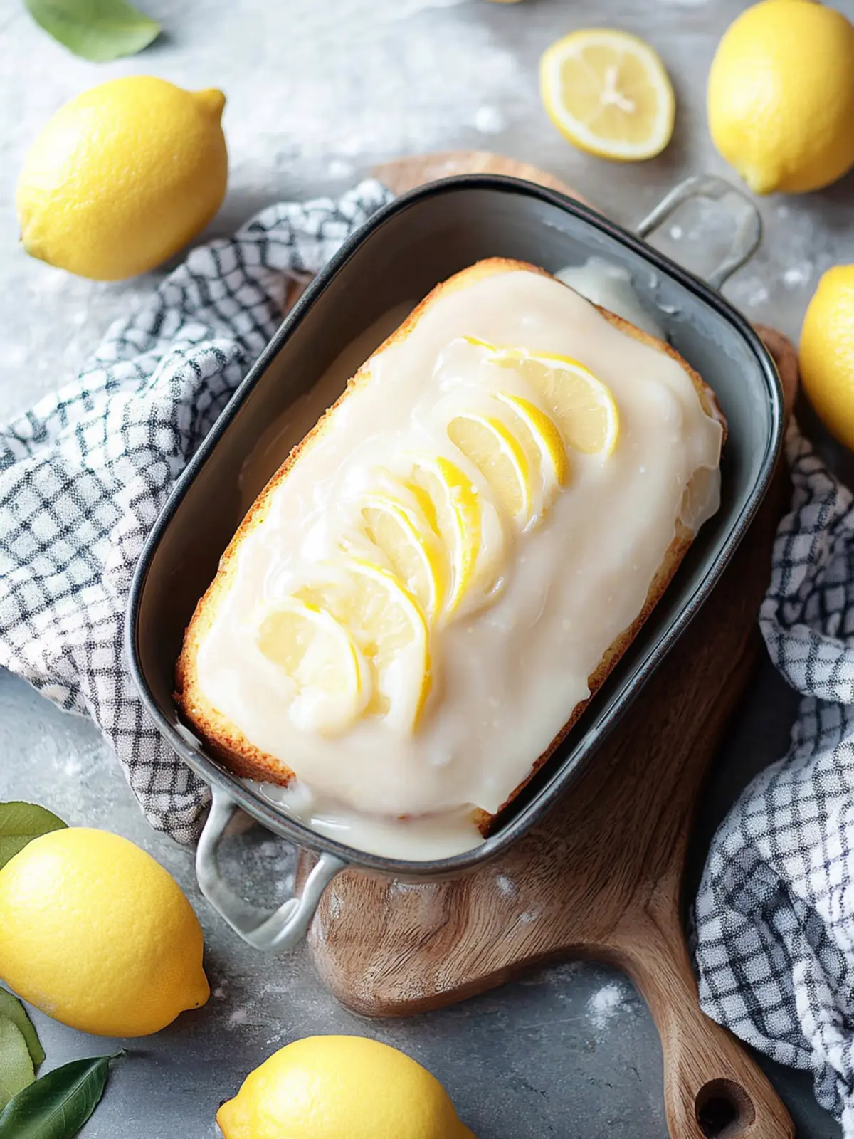 Lemon Loaf with Glaze