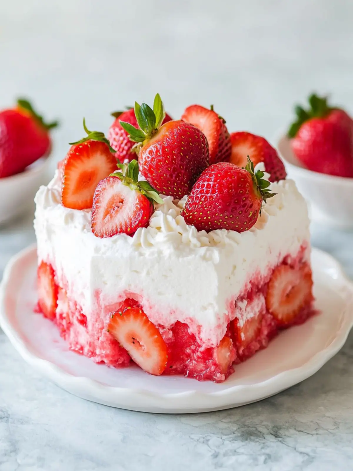 Strawberry Poke Cake