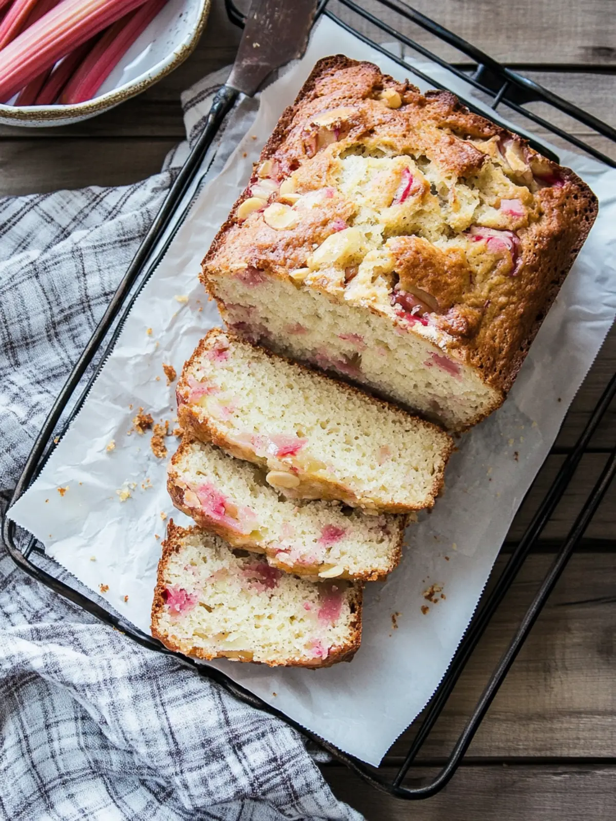 Rhubarb bread recipe