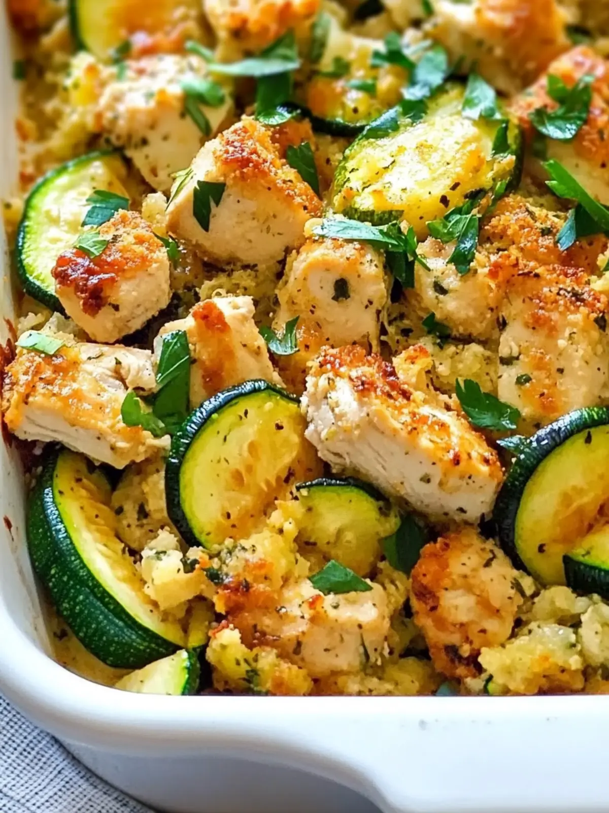 Easy Chicken Zucchini Bake Recipe