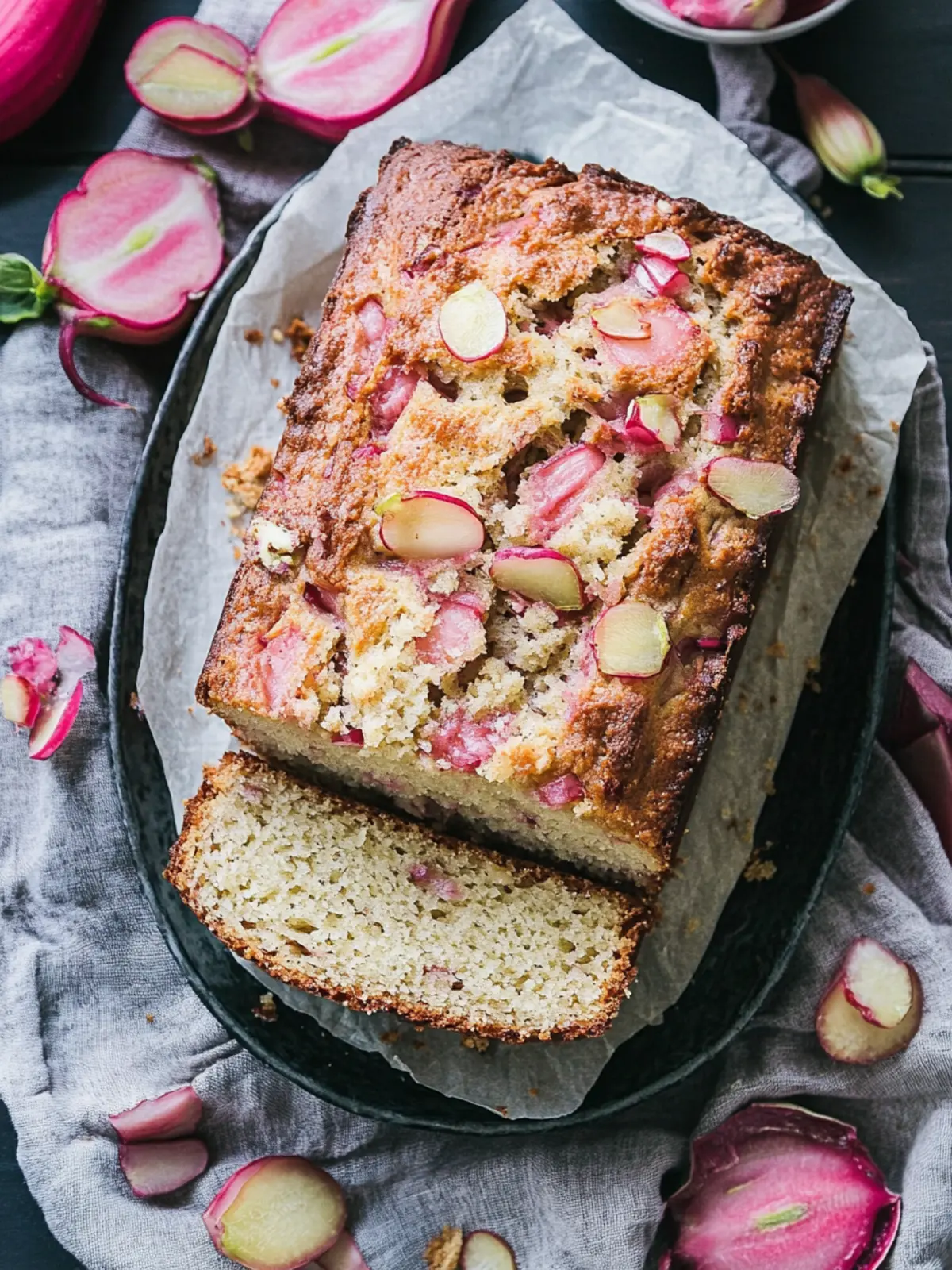 Rhubarb bread recipe