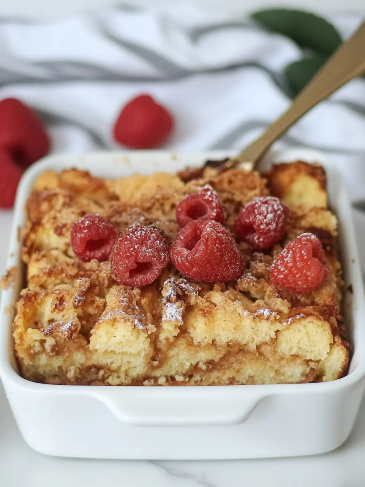 Overnight Brioche French Toast Casserole