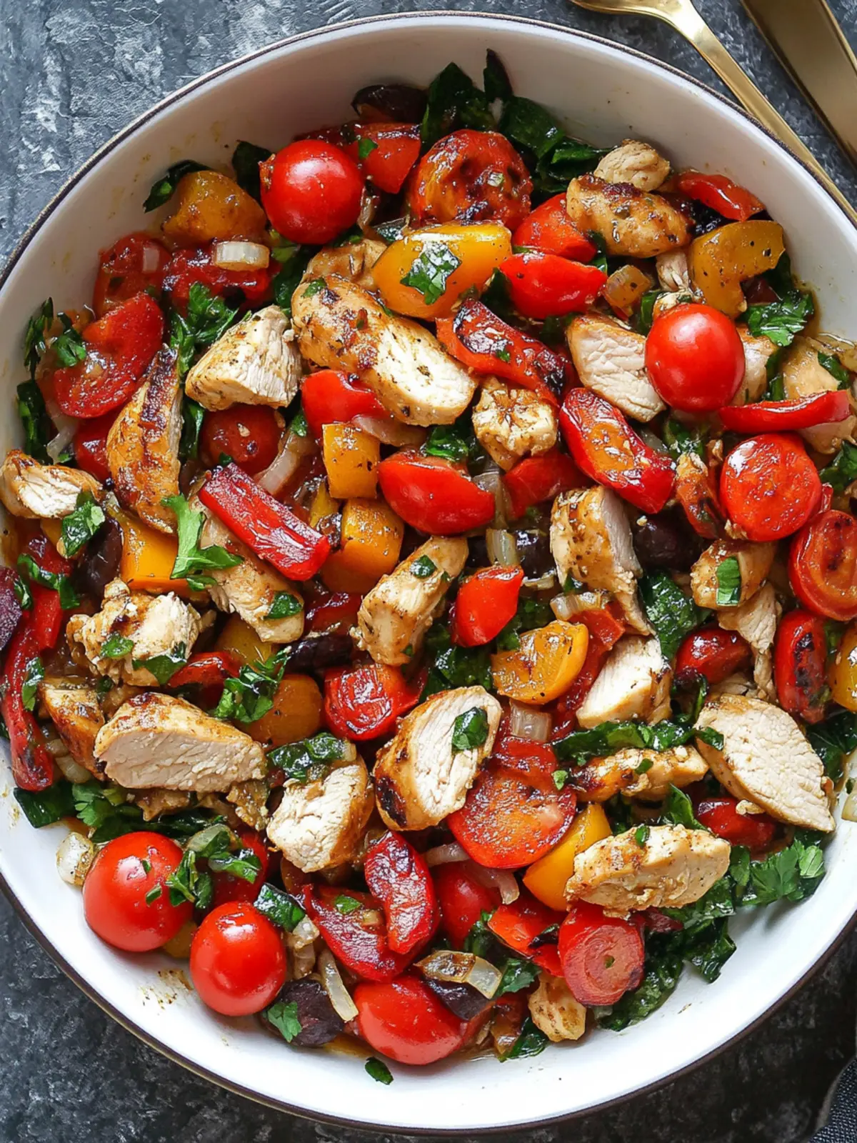 Mediterranean Chicken Stir Fry