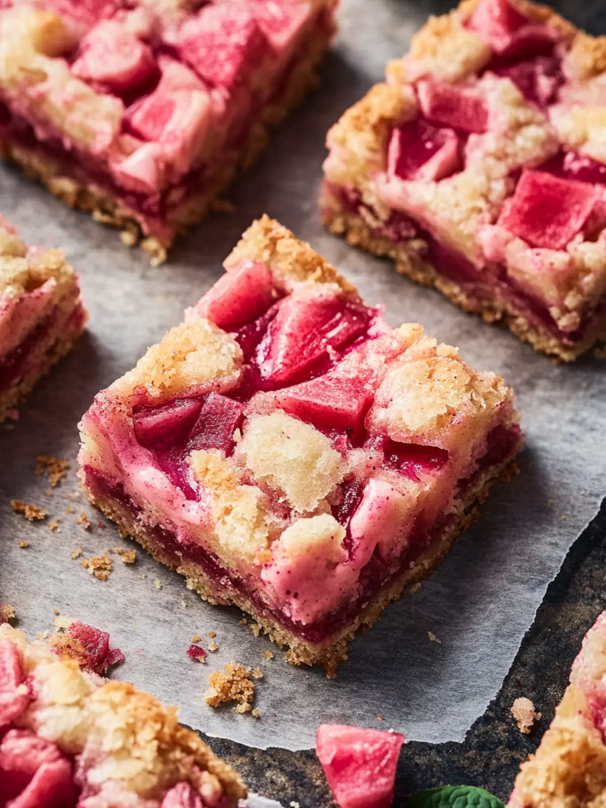 Rhubarb bars recipe