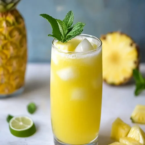 Pineapple Mint Agua Fresca
