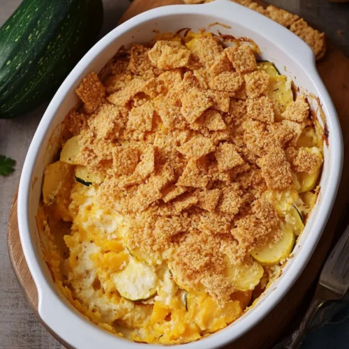 squash casserole with ritz crackers