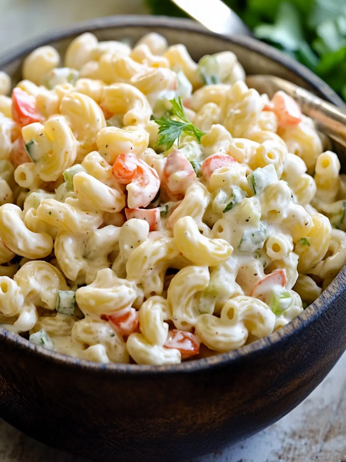 The Ultimate Creamy Macaroni Salad