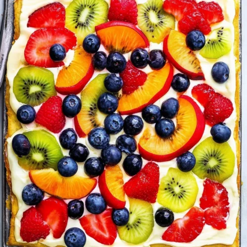 Fruit Pizza Summer Dessert