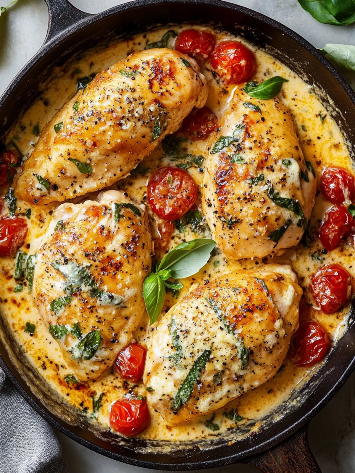 Marry Me Chicken (Creamy Tuscan Style)
