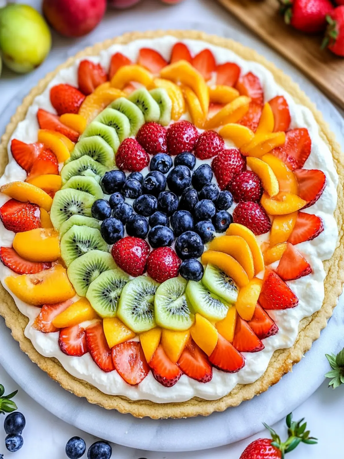 fruit pizza sugar cookie