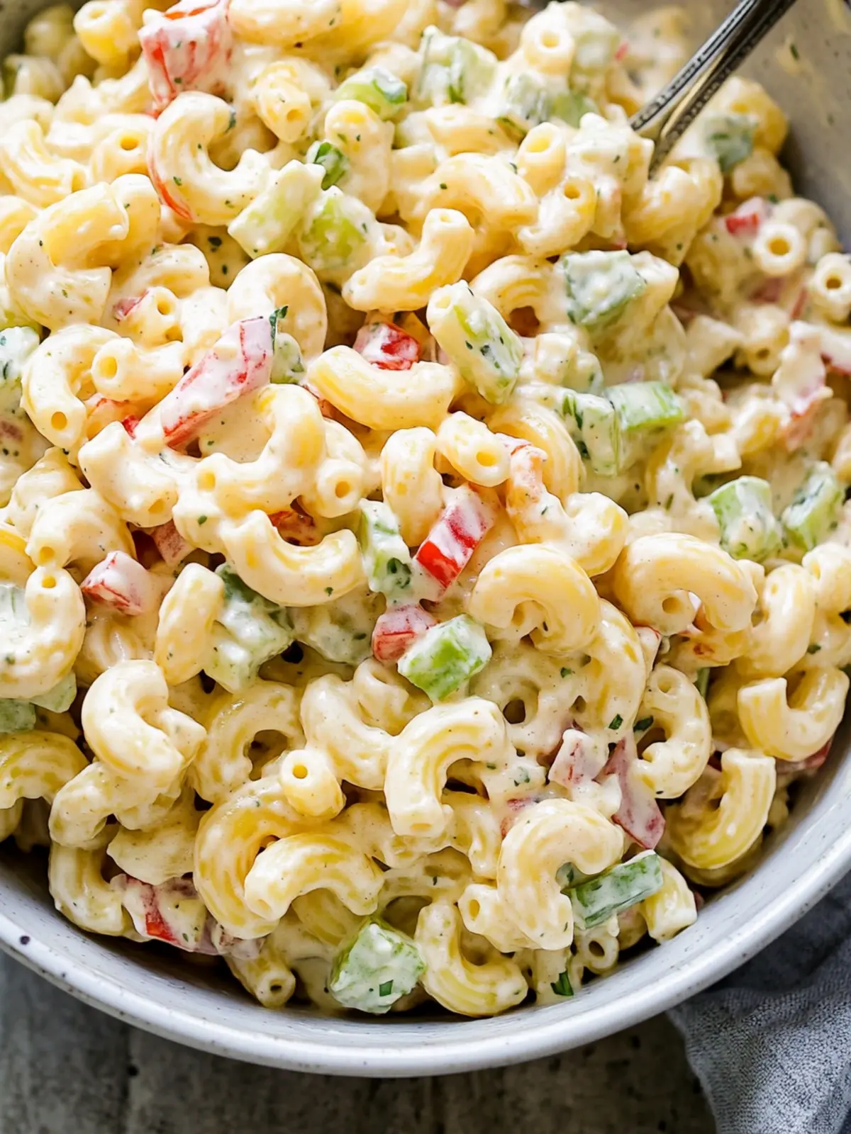 The Ultimate Creamy Macaroni Salad