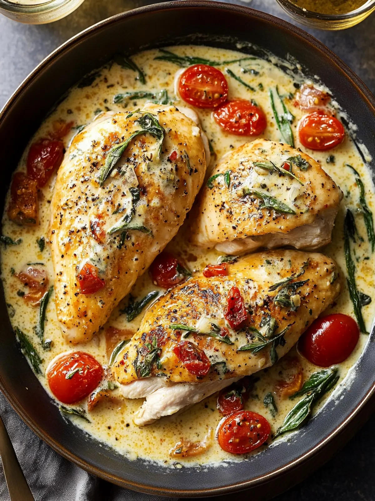 Marry Me Chicken (Creamy Tuscan Style)