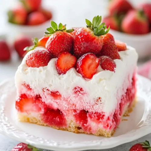 Strawberry Poke Cake