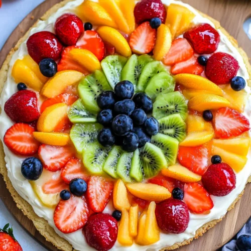 fruit pizza sugar cookie