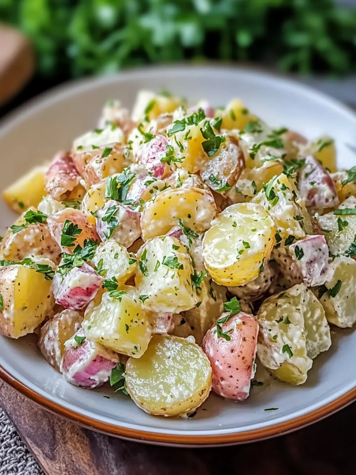 Classic French Potato Salad – No Mayo, Full Flavor Recipe