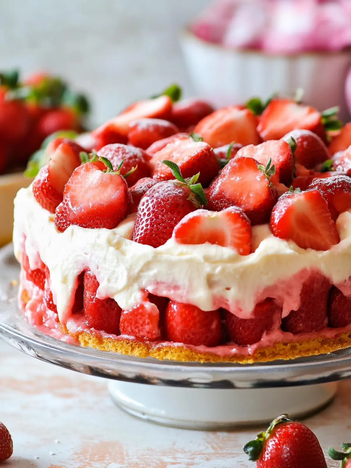 Strawberry Poke Cake
