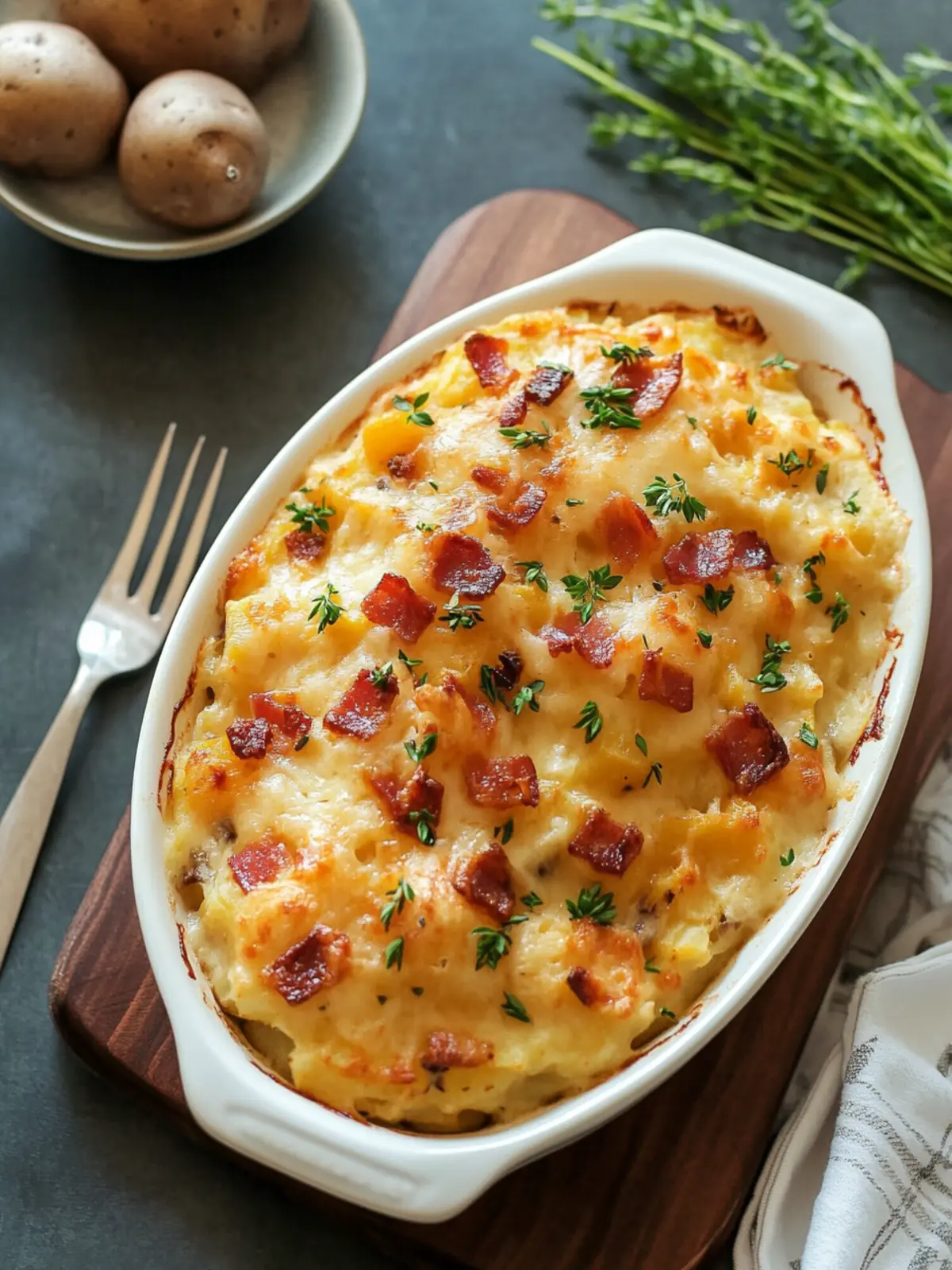 Twice Baked Potato Casserole