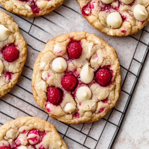 White Chocolate Raspberry Cookies