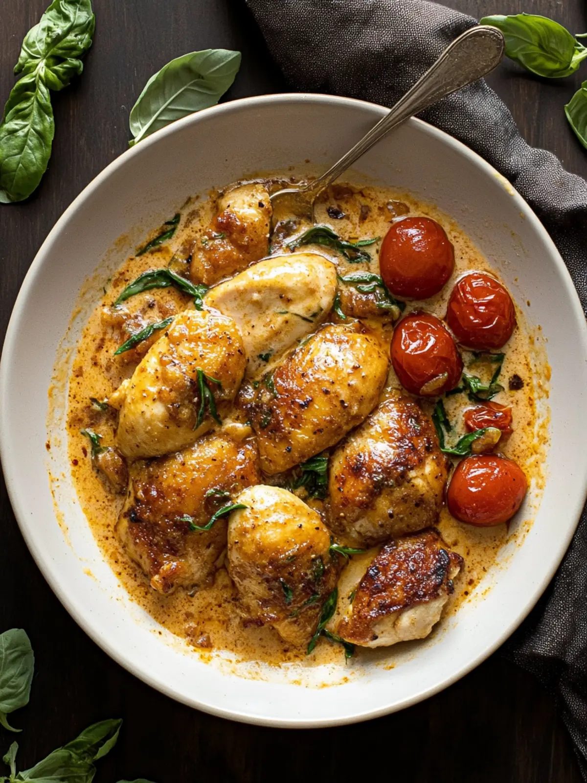 Marry Me Chicken (Creamy Tuscan Style)