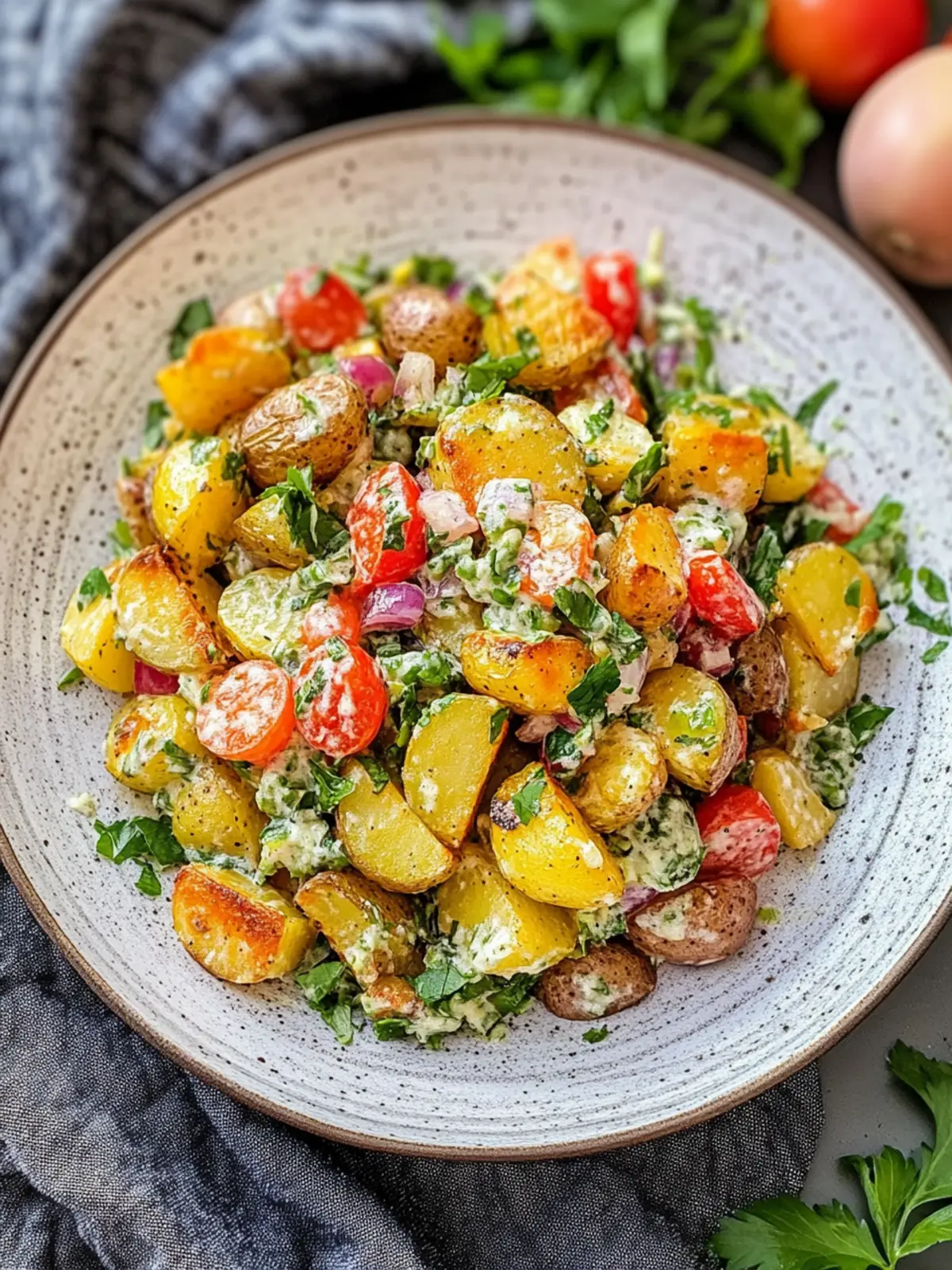 crispy potato salad