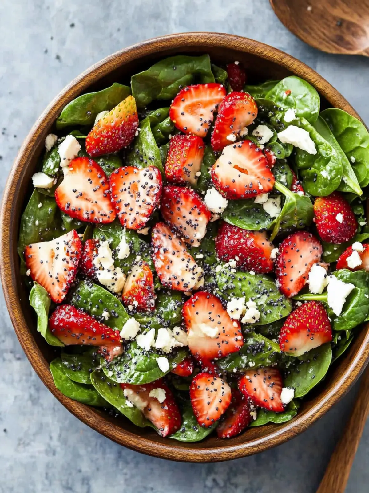 Strawberry Spinach Salad with Poppyseed Dressing