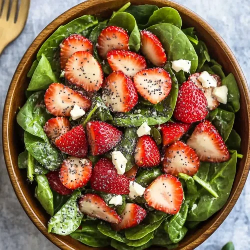 Strawberry Spinach Salad with Poppyseed Dressing