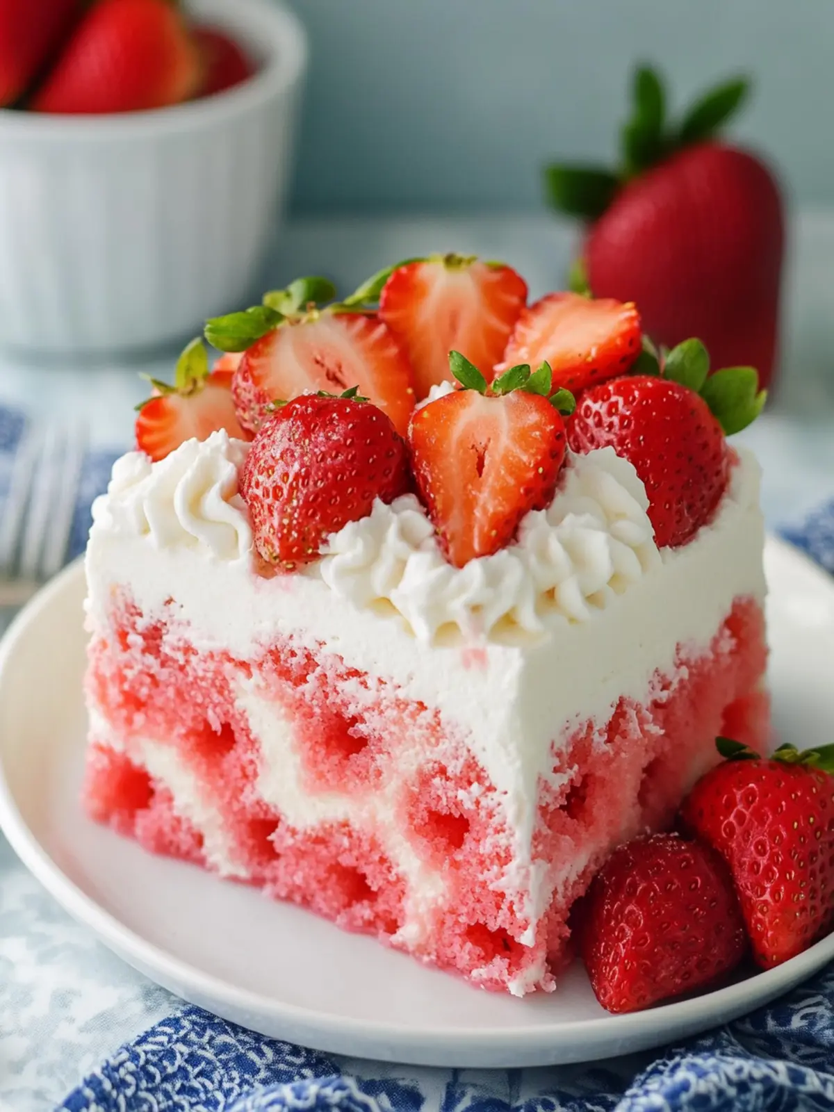 Strawberry Poke Cake
