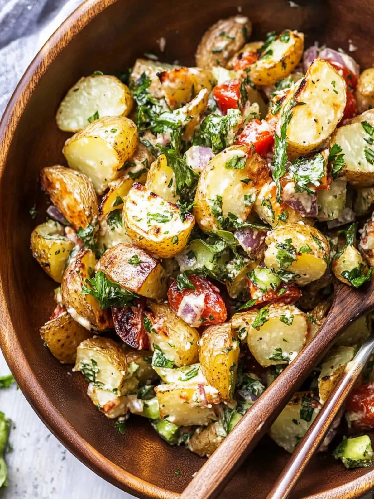 Best Roasted Potato Salad