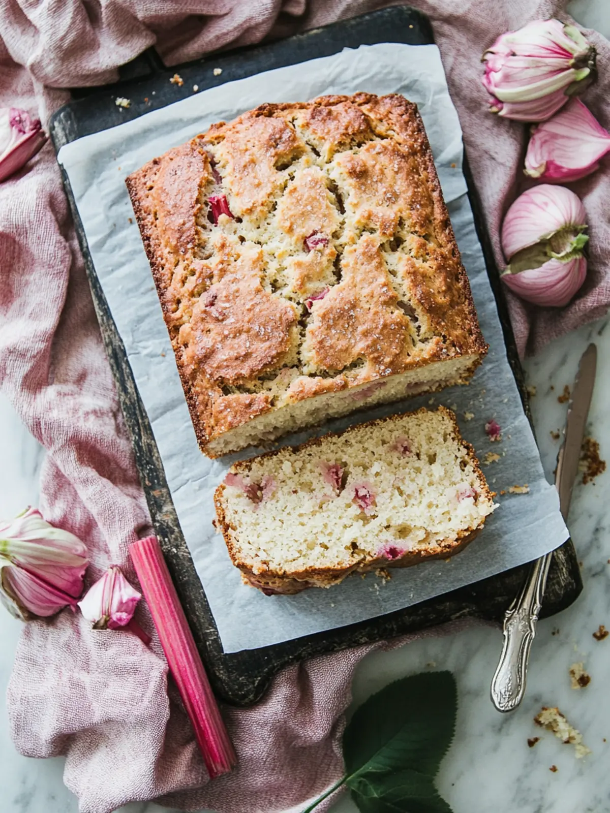 Rhubarb bread recipe