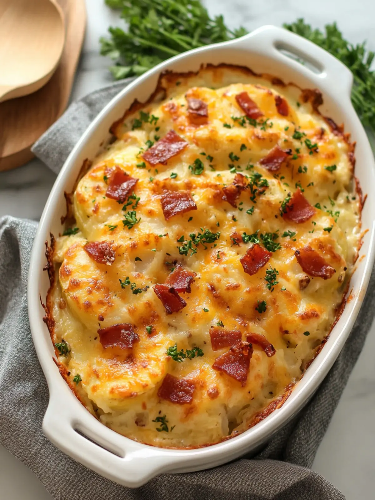 Twice Baked Potato Casserole