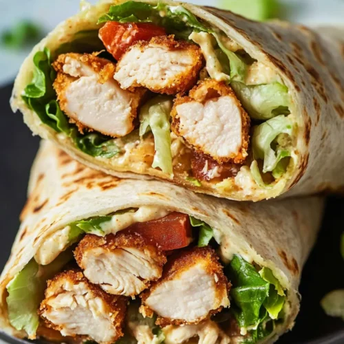 Chicken Caesar Wrap (Crispy Version)